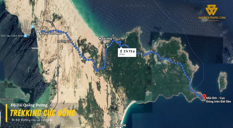 Ban Do Trekking Cuc Dong Mui Doi Haloca Travel