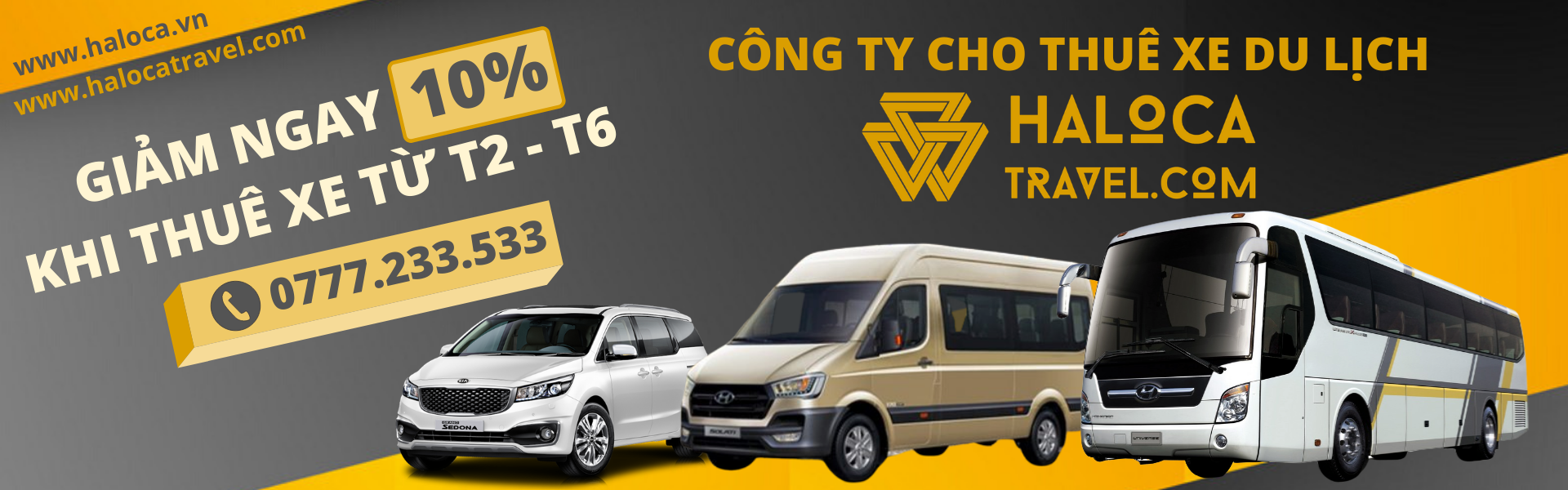 banner thuê xe du lịch haloca