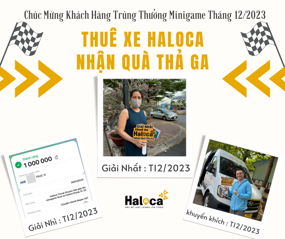 Trao Thuong Minigame Thue Xe Haloca Nhan Qua Tha Ga Lan 2